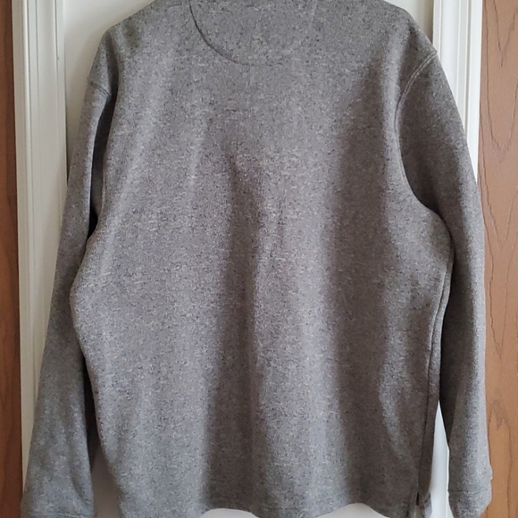 Haggar In Motion L Fleece Knit 1/4 Zip Pullover - Picture 6 of 6